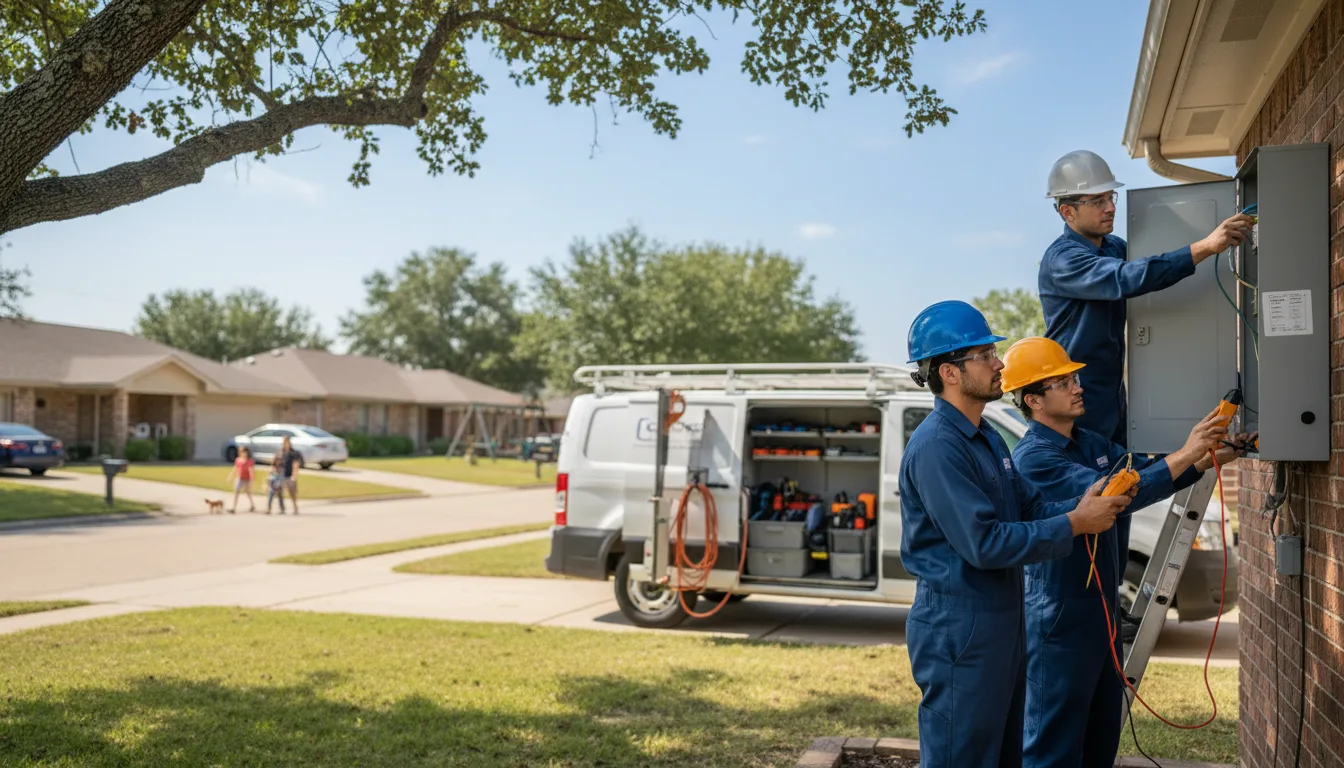 Certified electrician providing emergency electrical services in Termo, CA